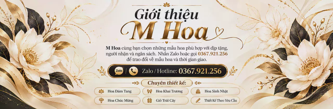 Ảnh bìa Shop hoa tươi Phường Trà Câu Quảng Ngãi - Gửi hoa đẹp, trao lời thương